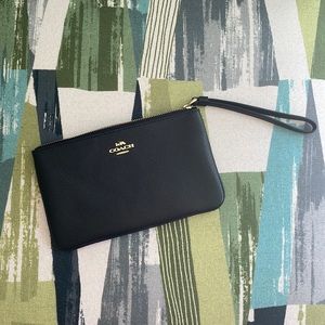 Coach Corner Zip Wristlet